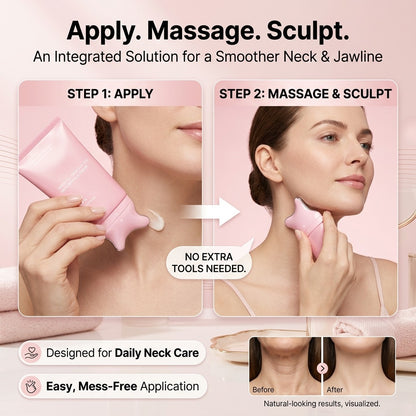 Neck and Facial Lower Jaw Massage Cream